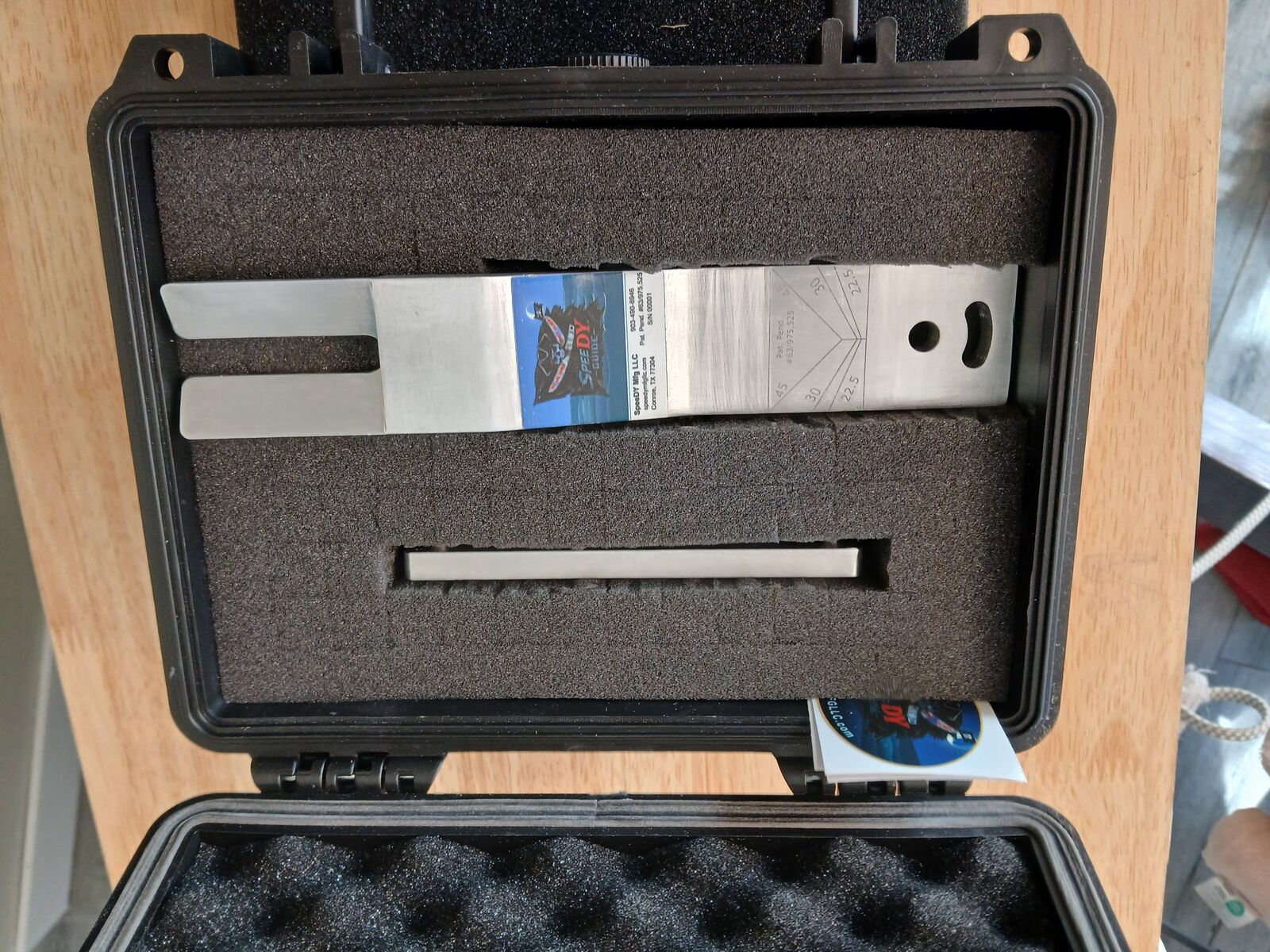 SpeeDY Guide components close up