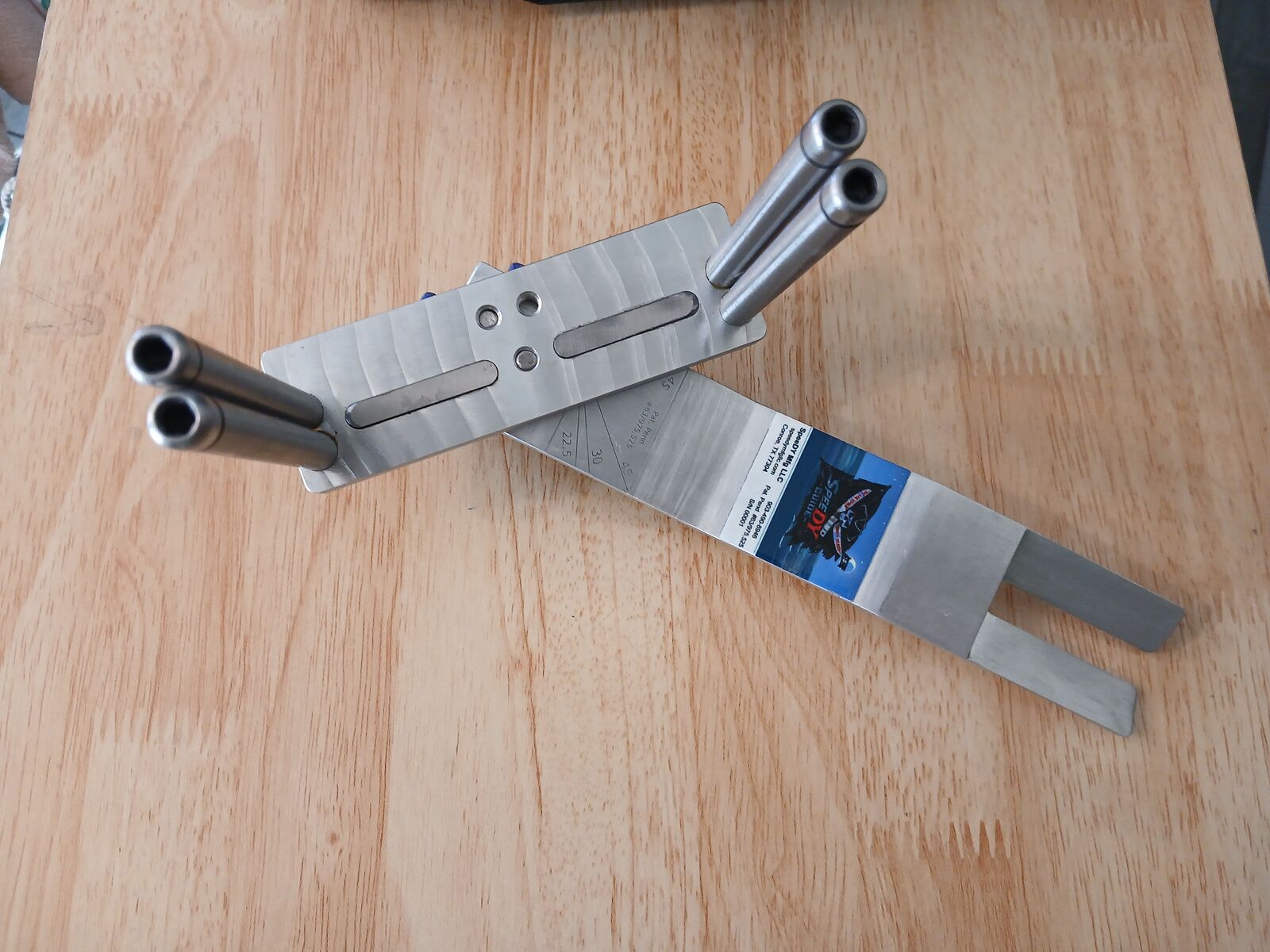 Guide fully assembled